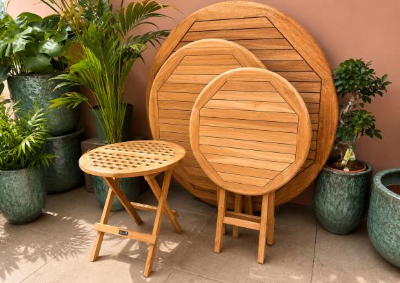 Tafels teak 